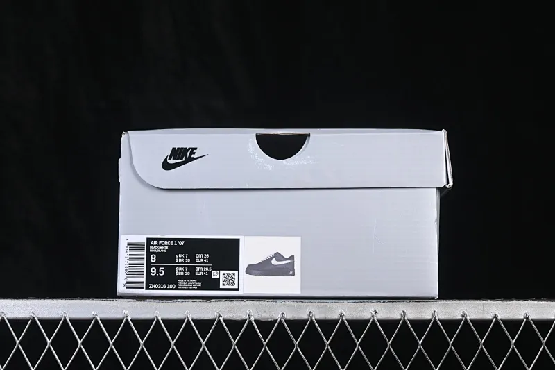 All categories Nk Air Force 1 Air Force series Nk Air Force 1 Low Air Force low-top Nike Air Force 1'07 Low Two-dimensional theme Black and white hook Air Force 1 low-top casual sneakers ZH0316-100